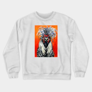 Fiery Polish Rooster, Roody Crewneck Sweatshirt